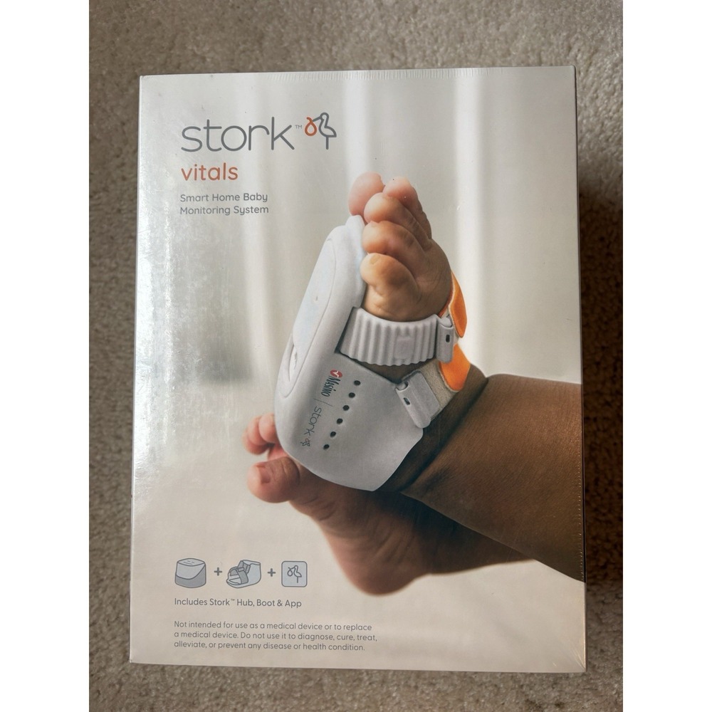 Masimo (STRKVTL100W) Stork Vitals Baby Monitoring System White - NEW SEALED